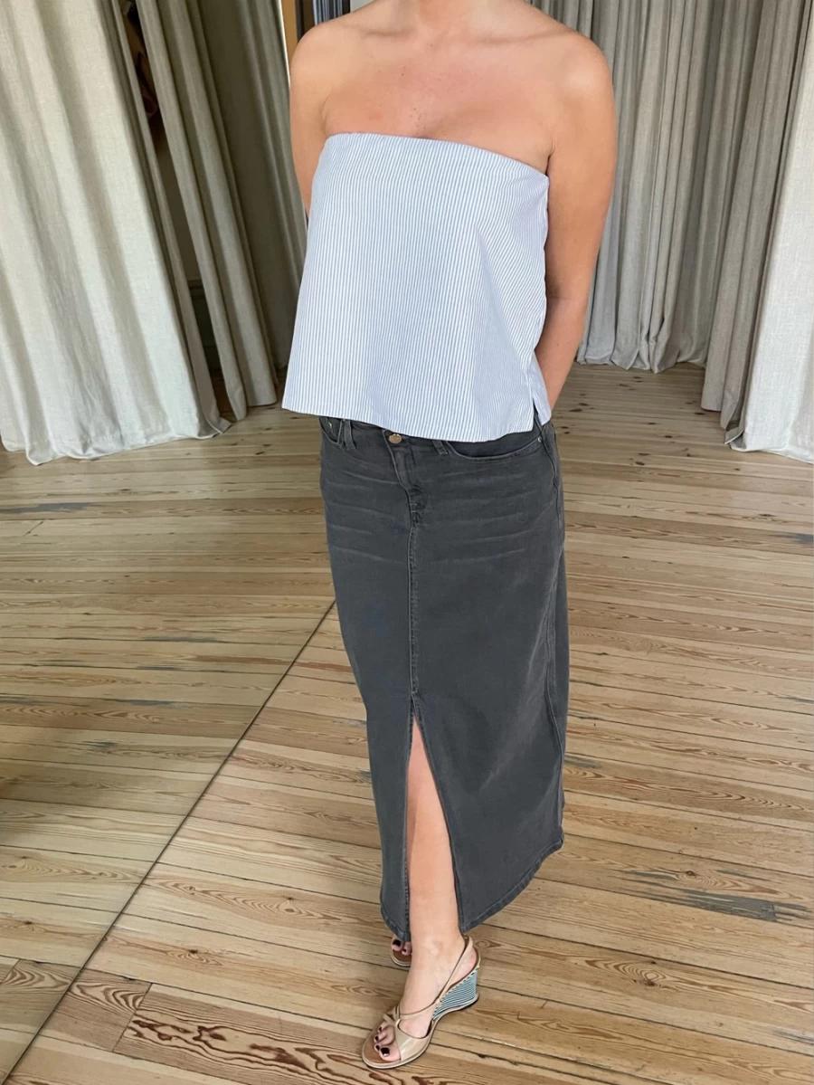 Skirts Women | Denim Skirt Midi Djerf Avenue