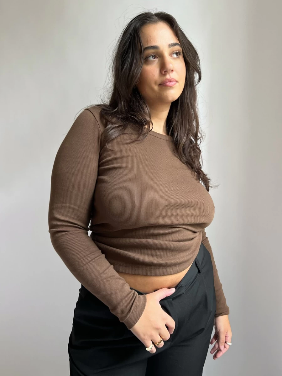 Sweaters Women | Daily Long Sleeve Top Ribbed Djerf Avenue