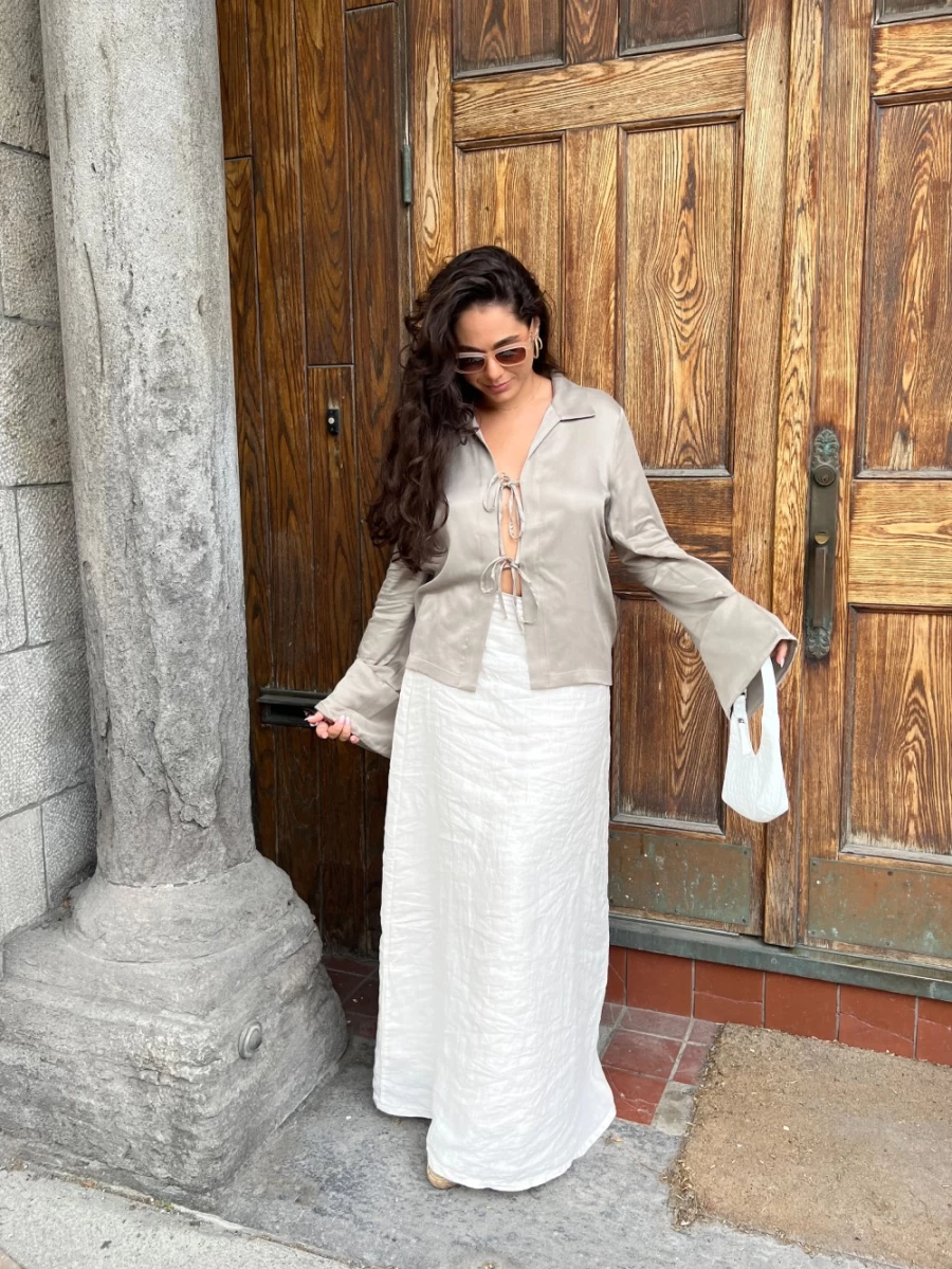 Skirts Women | Linen Skirt Djerf Avenue
